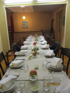 Allestimento cena Peruviana